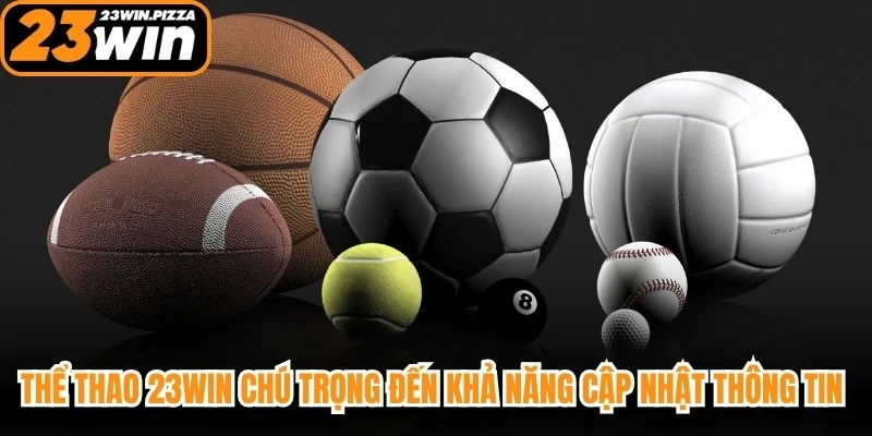 Thể thao 23WIN chú trọng đến khả năng cập nhật thông tin nhanh chóng