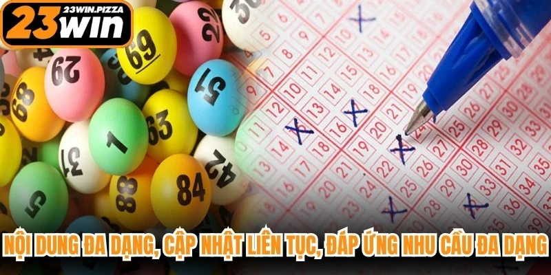Nội dung đa dạng, cập nhật liên tục, đáp ứng nhu cầu đa dạng